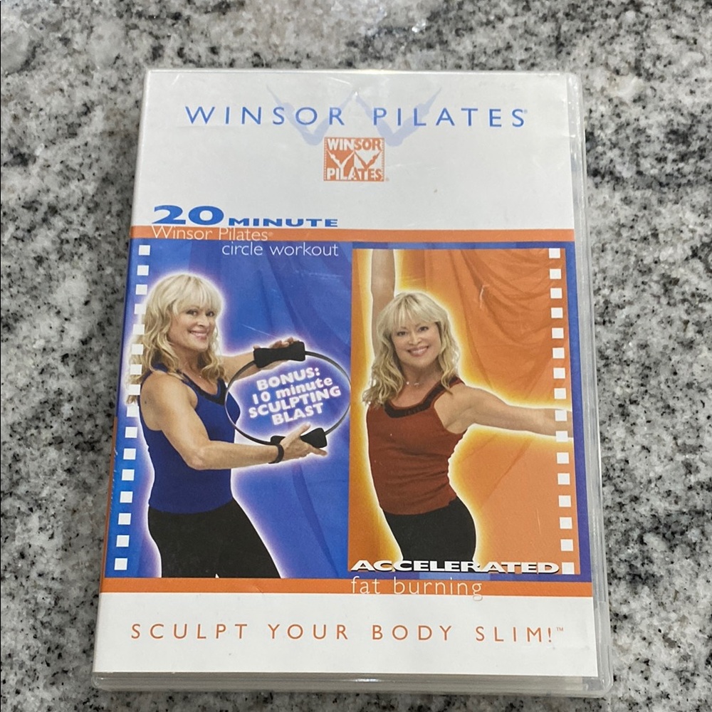 Winsor Pilates 20 Minute Circle Workout DVD - Blue & Orange